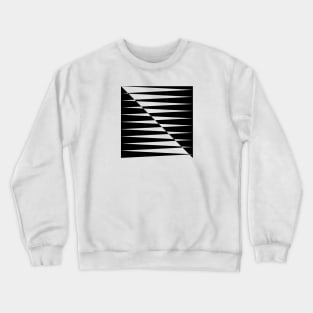 geometric shift (black) Crewneck Sweatshirt